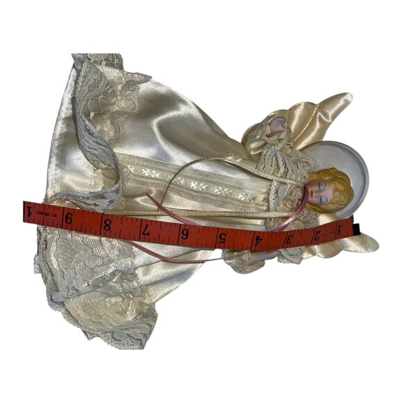 Joybrite Porcelain Face Angel Christmas Ornament Tree Topper - Picture 14 of 16